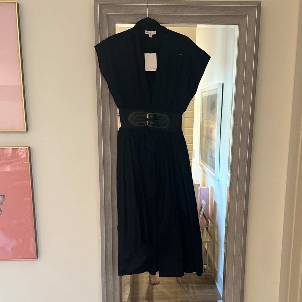 Karina Grimaldi Black Midi Dress